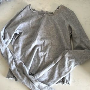 brandy vropped long sleeve